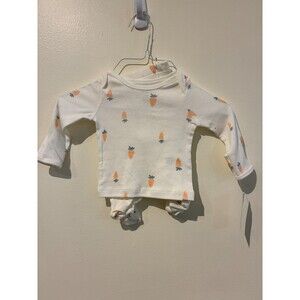 NWT Carter's Just One You White Carrot Outfit - 3M